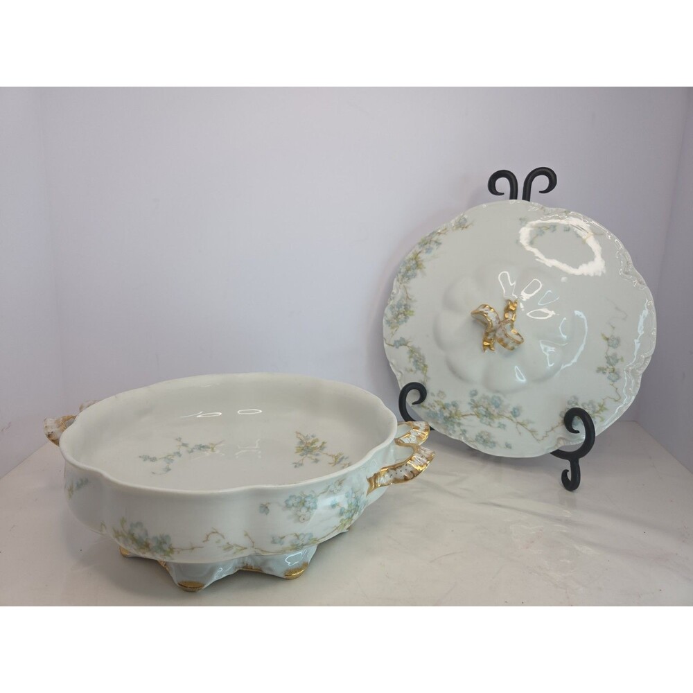 Pristine Antique Haviland Limoges Covered Tureen, John Carson & Bros Denver 1900